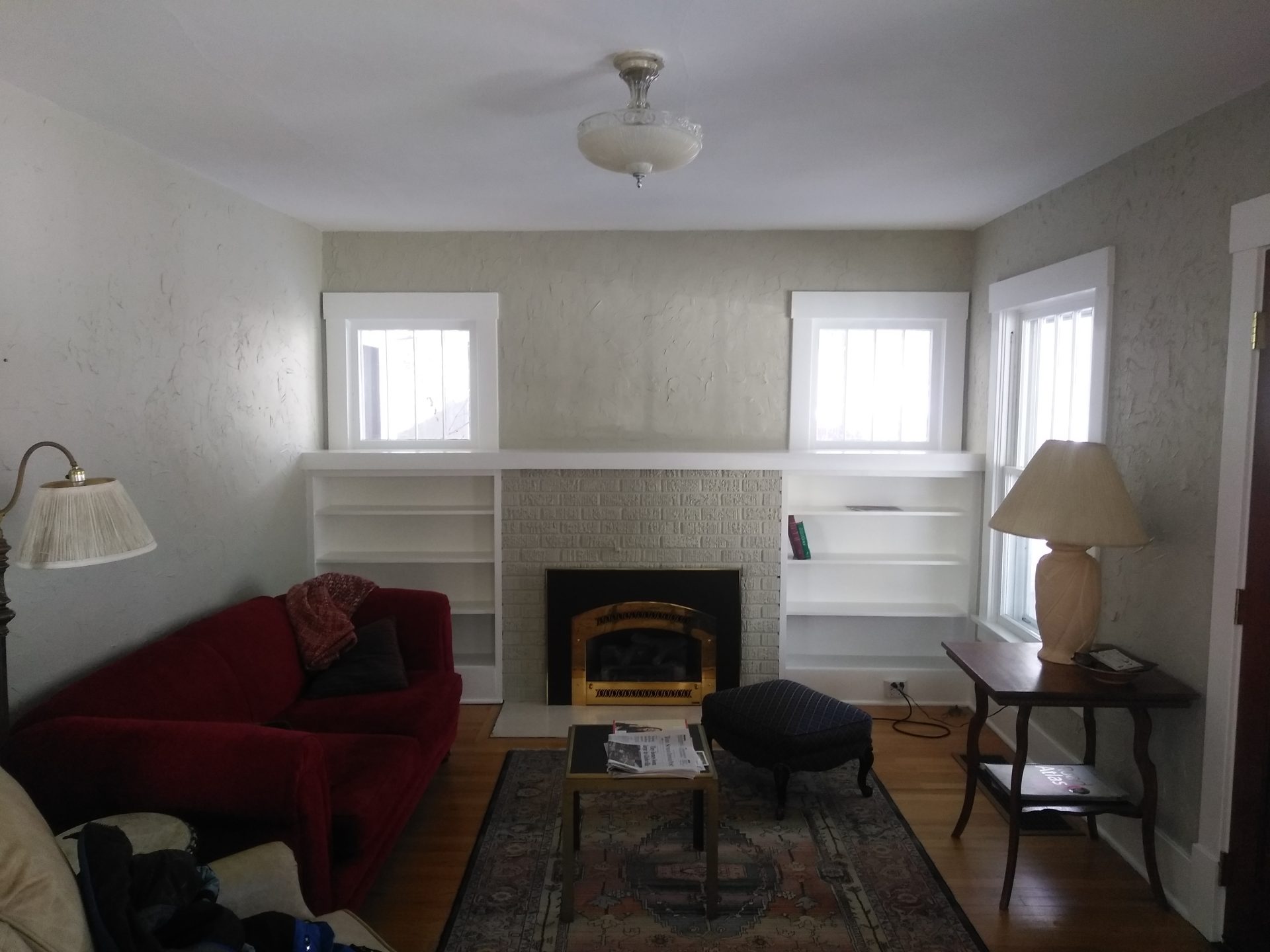 Patch Ceiling & Repaint Living Room